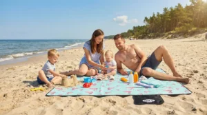 Jak zorganizować rodzinny wypoczynek na plaży lub zielonej polanie